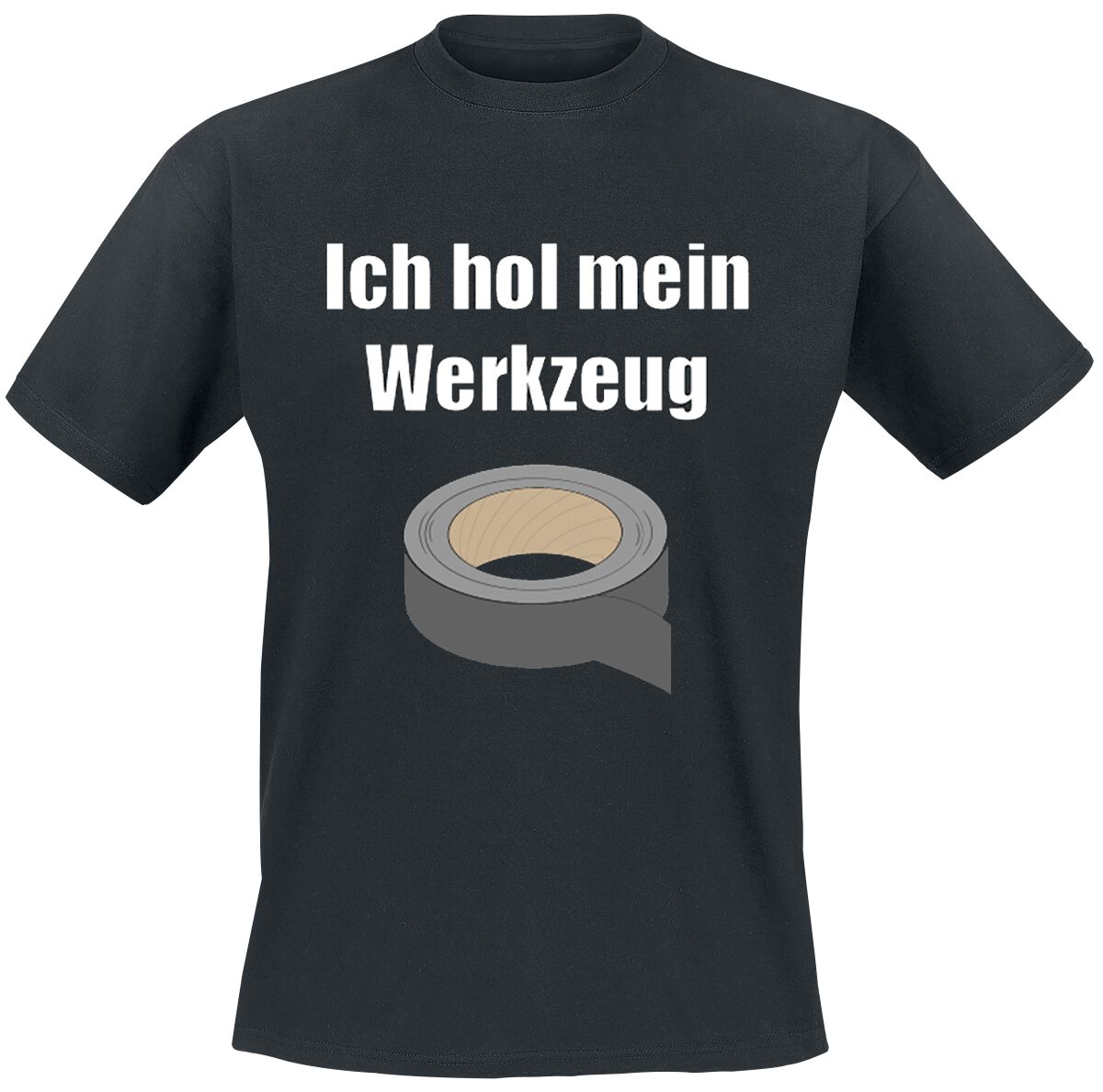 Beruf & Karriere T-Shirt - Ich hol mein Werkzeug - S bis 4XL - für Männer - Größe 4XL - schwarz