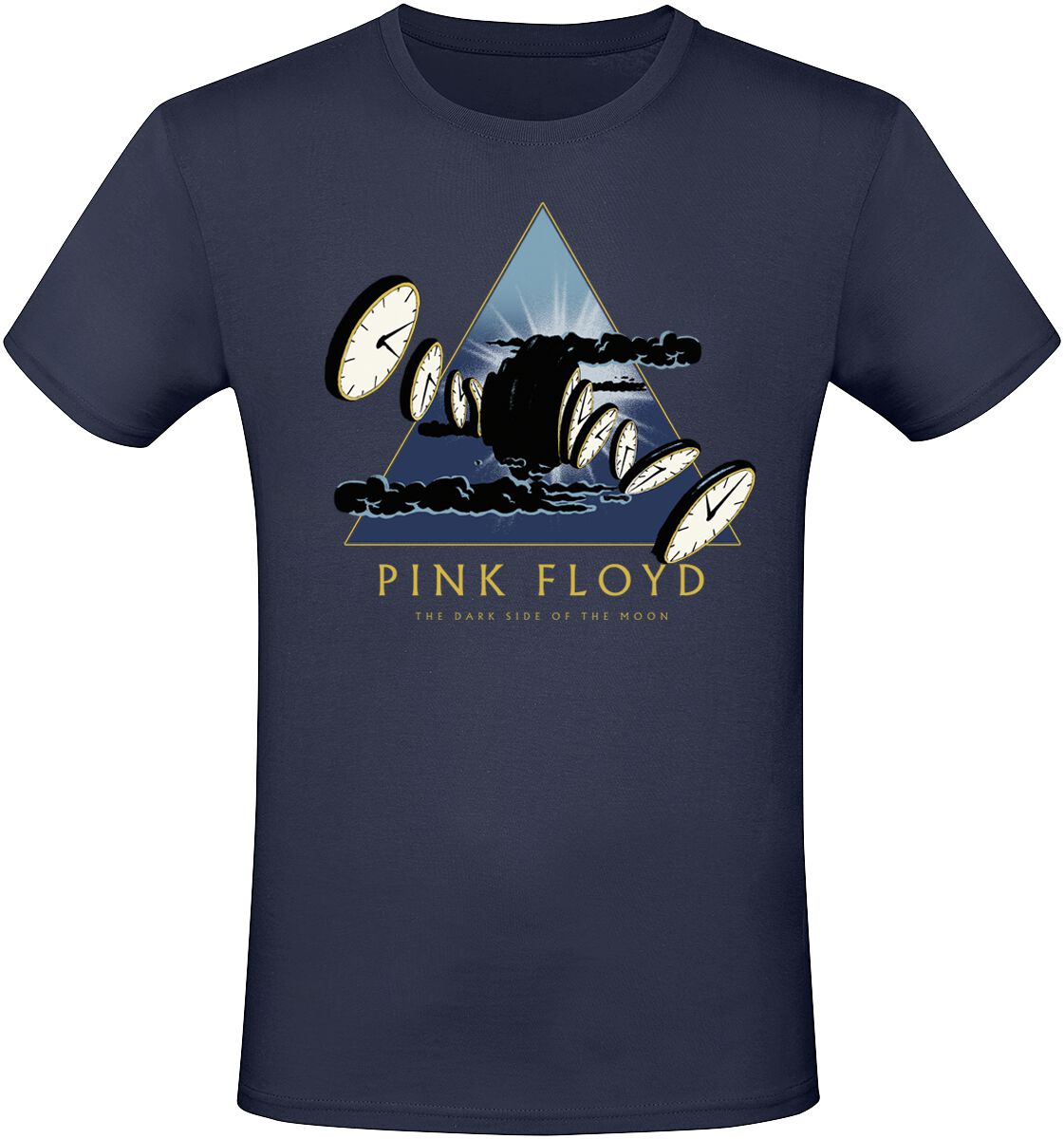 Levně Pink Floyd The Dark Side Of The Moon 50th Anniversary Tričko námořnická modrá