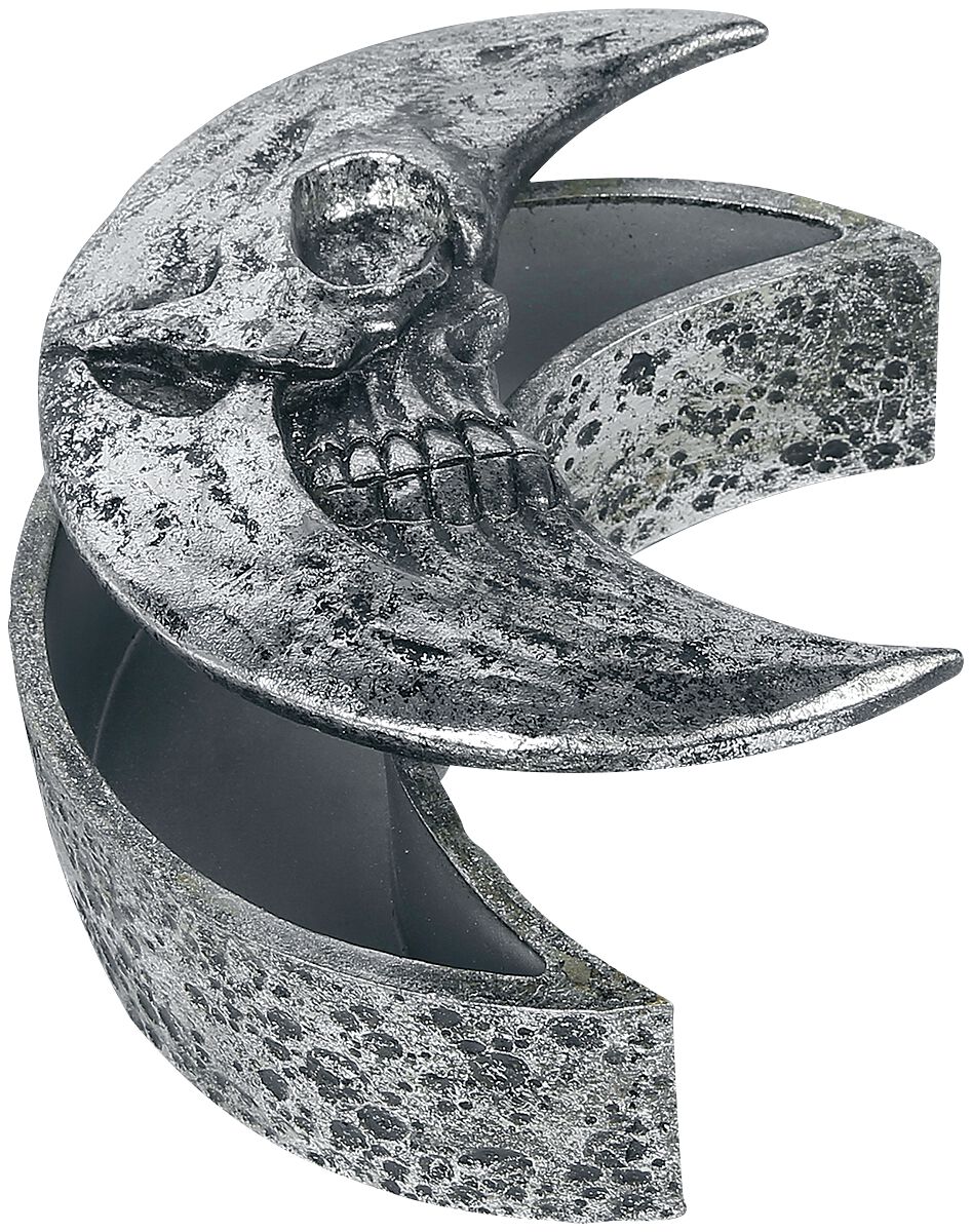 Boîte de rangement Gothic de Alchemy England - Skull Moon - pour Unisexe - couleur argent