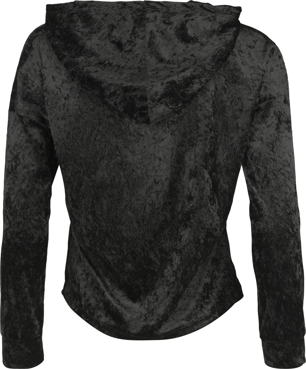 Alchemy England - Gothic Kapuzenpullover - Iman - S bis XXL - für Damen - Größe L - schwarz