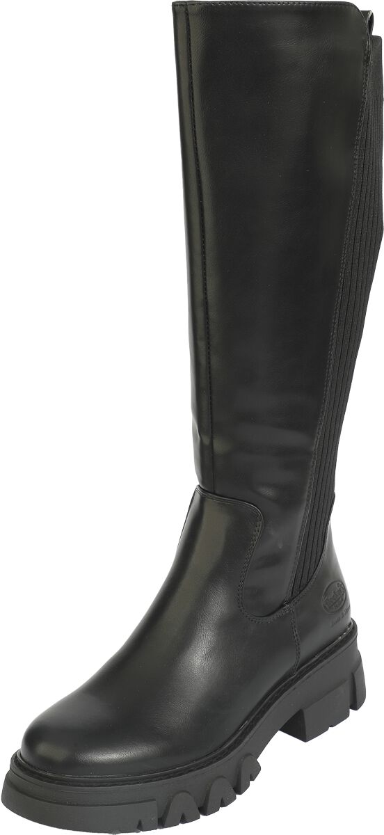 Dockers by Gerli – Gothic Stiefel – EU37 bis EU40 – für Damen – Größe EU40 – schwarz Dockers by Gerli – Gothic Stiefel – EU37 bis EU40 – für Damen – Größe EU40 – schwarz