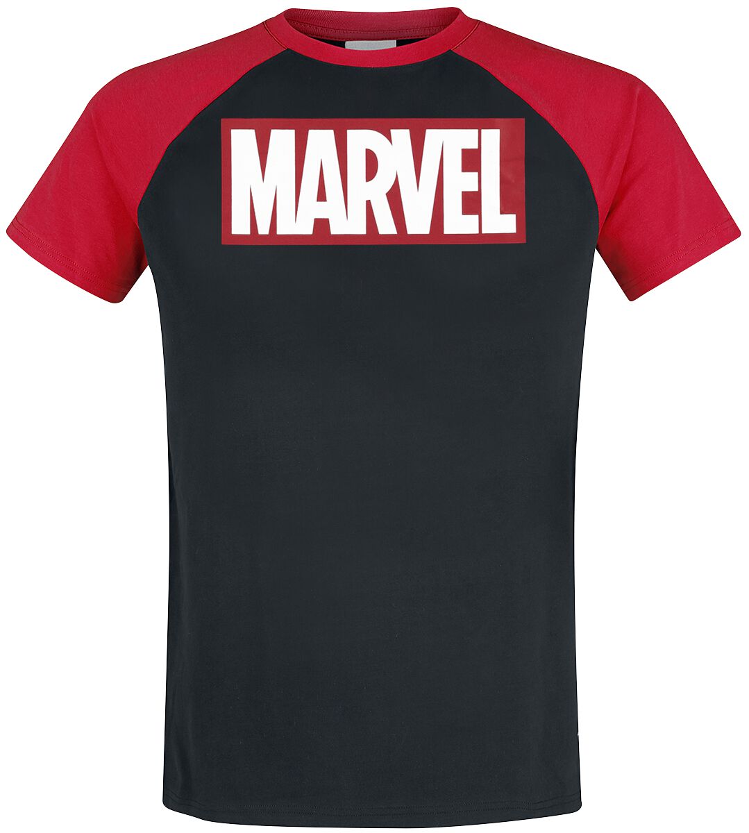 T-Shirt Manches courtes de Marvel - Logo Classique Marvel - S à XXL - pour Homme - noir/rouge