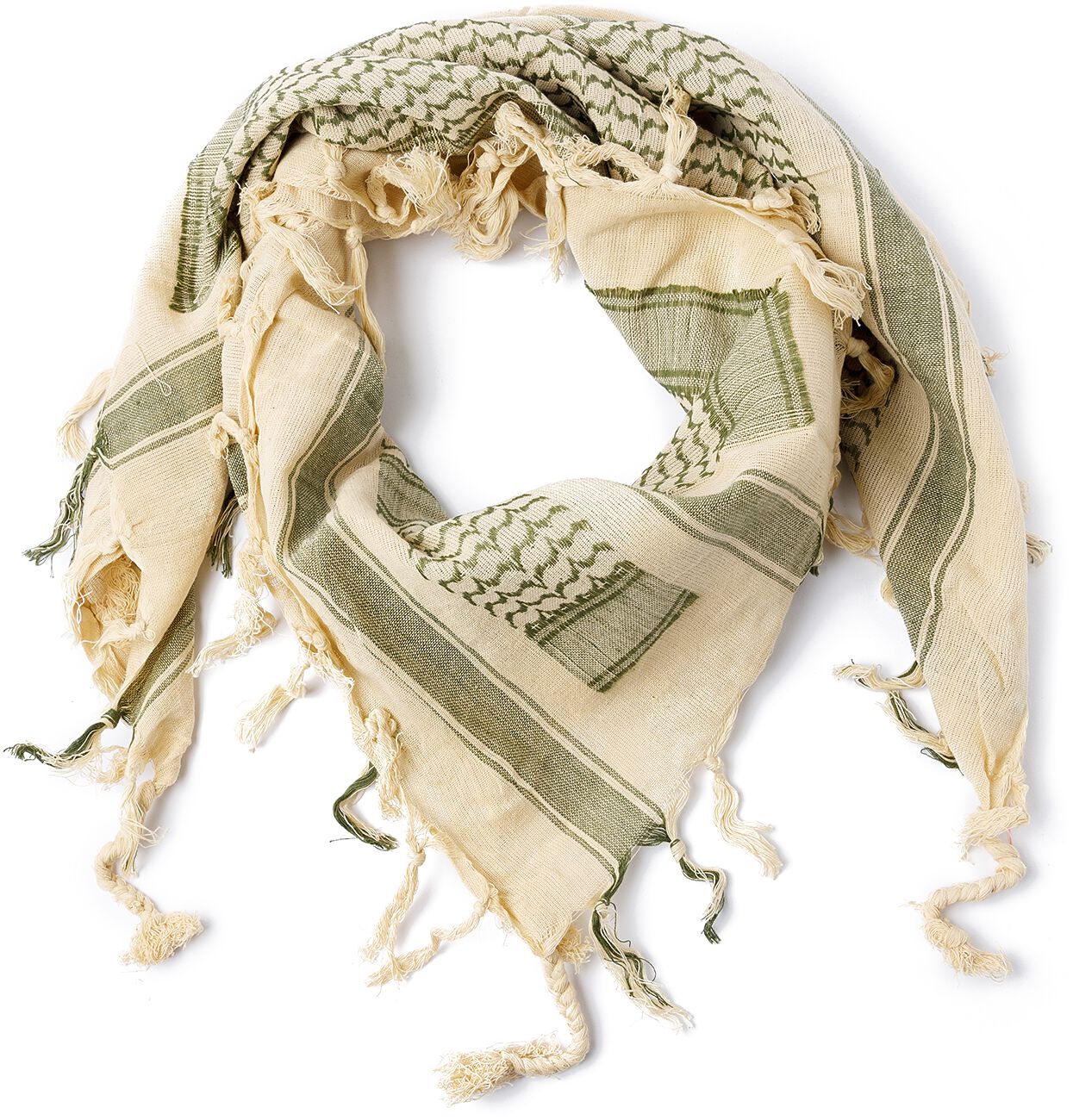 Rock Daddy – Camouflage/Flecktarn Schal – Tuch – beige/grün Rock Daddy – Camouflage/Flecktarn Schal – Tuch – beige/grün