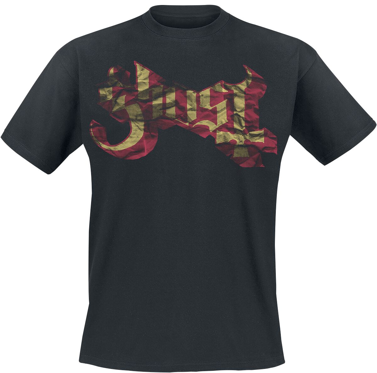 Ghost T-Shirt - Large Logo - S bis XXL - für Männer - Größe XL - schwarz  - Lizenziertes Merchandise!
