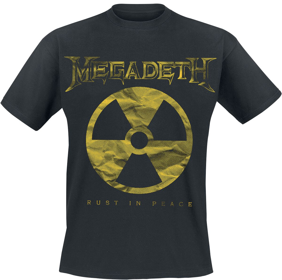 Megadeth T-Shirt - Large Rip Nuclear Logo - S bis XXL - für Männer - Größe S - schwarz  - Lizenziertes Merchandise!
