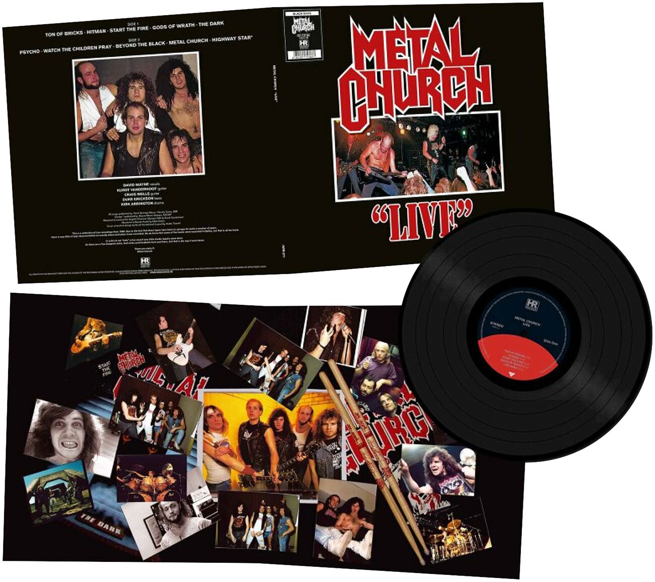 Metal Church Live LP schwarz