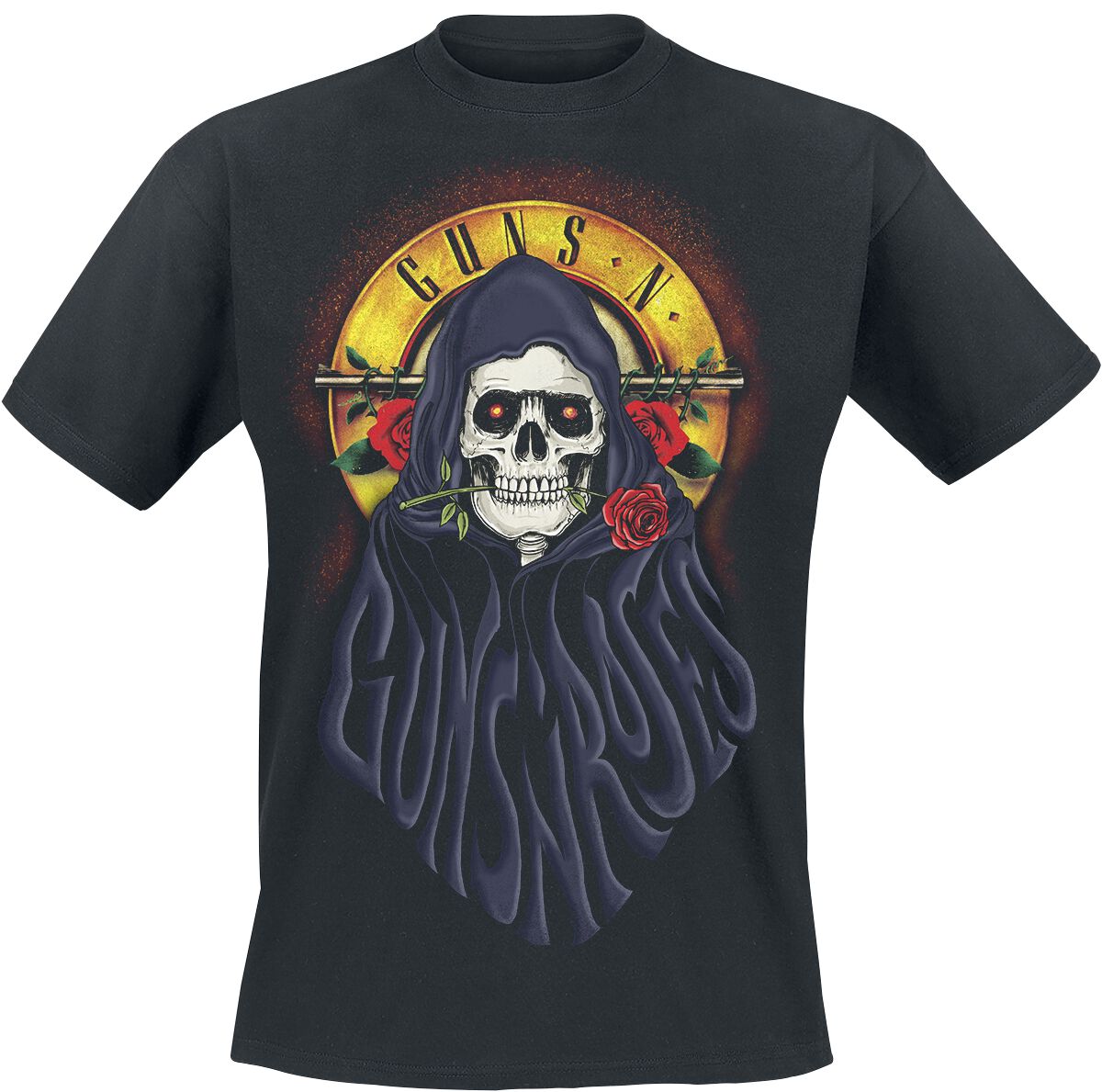 Guns N` Roses Reaper Bullet T-Shirt schwarz in S