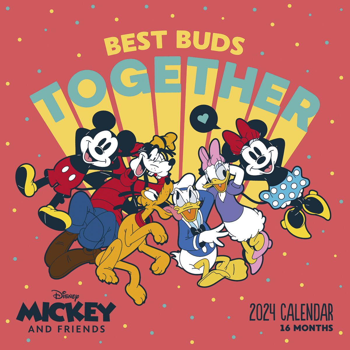Mickey Mouse 2024 wall calendar Wall Calendar multicolour