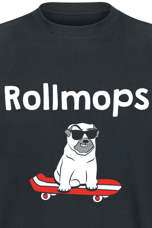 Tierisch T-Shirt - Rollmops - M bis XXL - für Männer - Größe L - schwarz