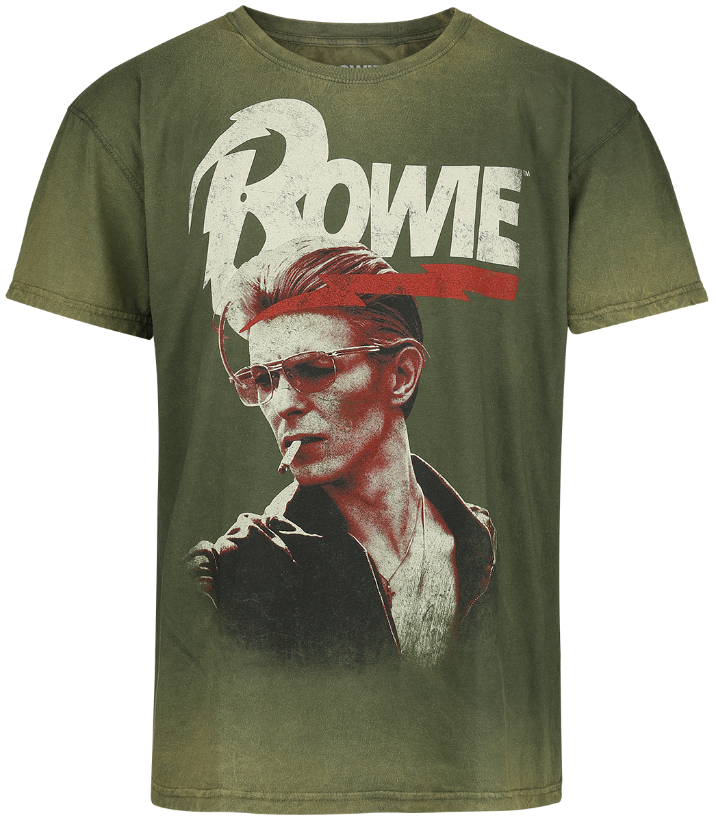 David Bowie - Smoking - T-Shirt - grün