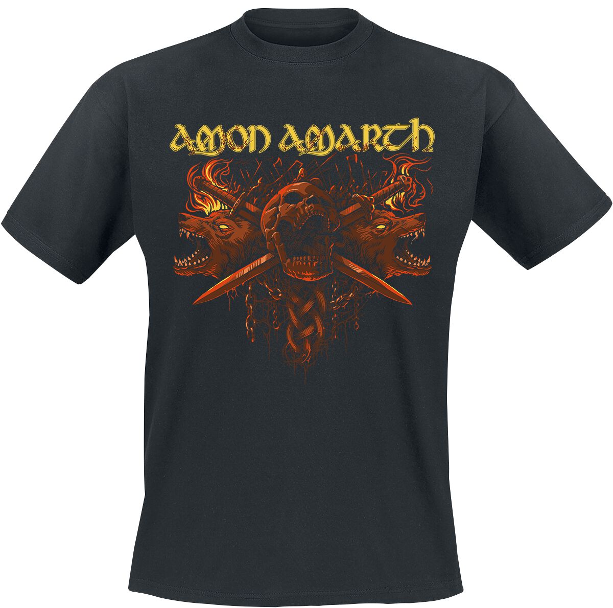 Amon Amarth Masters Of War T-Shirt schwarz in XL