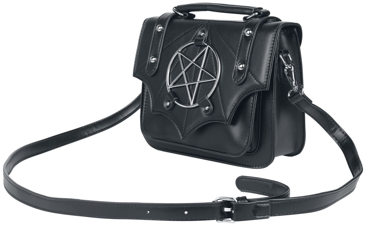 Banned Alternative Moloch Pentagram Handtasche schwarz