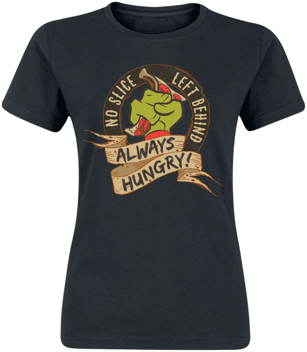 T-Shirt Manches courtes de Les Tortues Ninja - No Slice Left Behind - Always Hungry! - S à XXL - pou