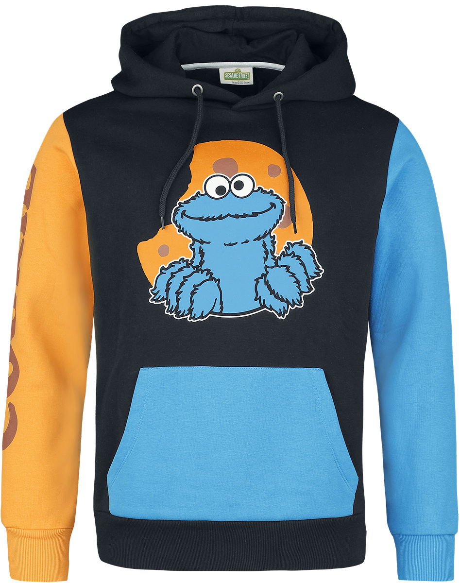 Sesamstraße - Cookie Monster - Kapuzenpullover - multicolor - EMP Exklusiv!
