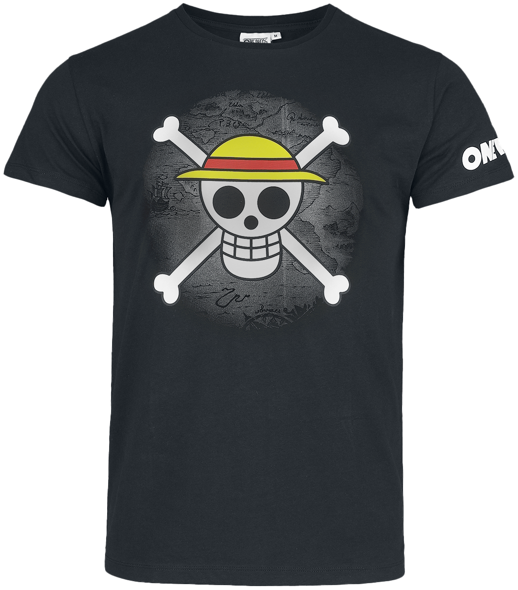One Piece - Strohhutbande - Skull - T-Shirt - schwarz - EMP Exklusiv!