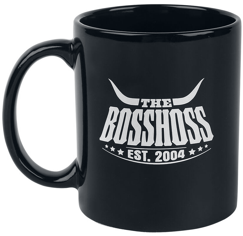 The BossHoss Logo Tasse Tasse schwarz