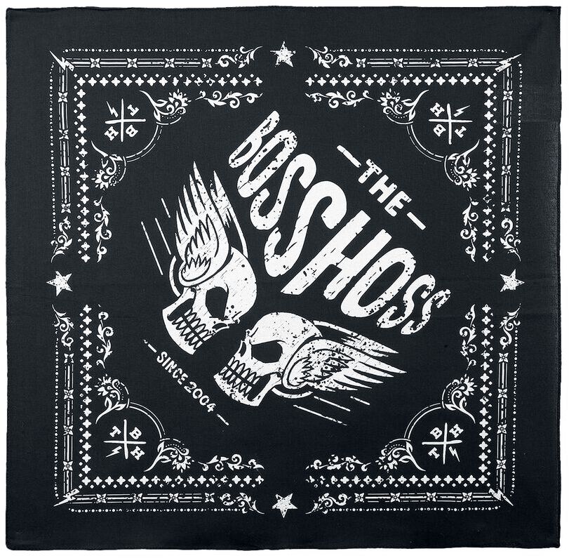 The BossHoss Flying Skull Bandana Bandana schwarz