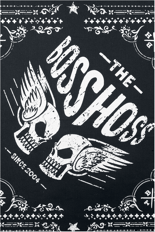 The BossHoss Flying Skull Bandana Bandana schwarz