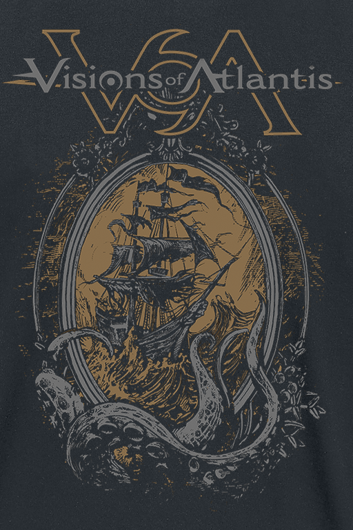 Visions Of Atlantis Pirates over Wacken T-Shirt schwarz