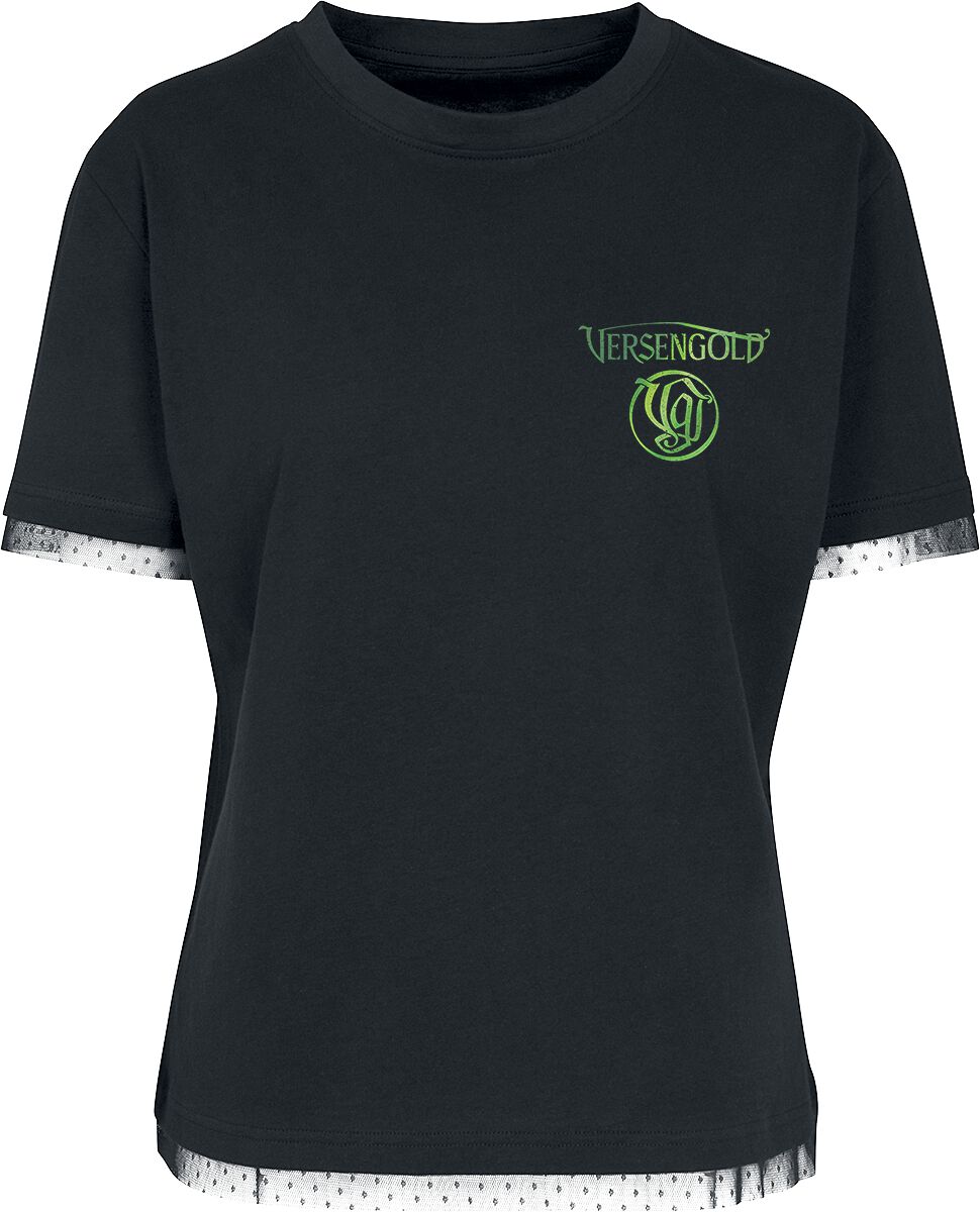 Versengold T-Shirt - Tree Of Life - XS bis S - für Damen - Größe S - schwarz  - Lizenziertes Merchandise!