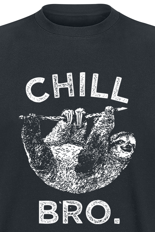 Tierisch T-Shirt - Chill Bro. - S bis 5XL - für Männer - Größe 5XL - schwarz