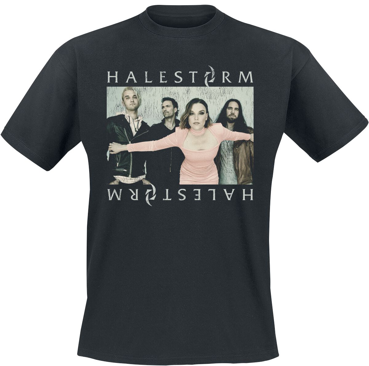 T-Shirt Manches courtes de Halestorm - Classic Photo - S à XXL - pour Homme - noir