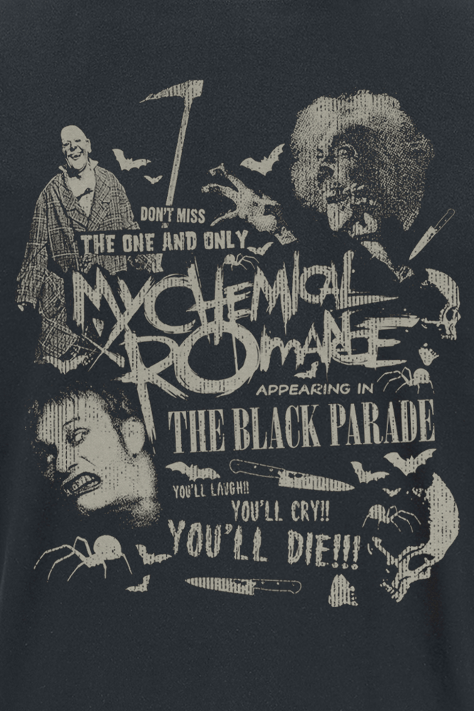 My Chemical Romance T-Shirt - Scary Boyfriend - L bis XL - für Männer - Größe L - schwarz  - Lizenziertes Merchandise!