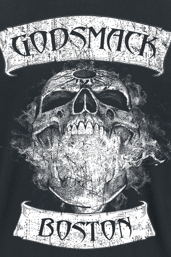 Godsmack T-Shirt - Burning Skull - S bis 4XL - für Männer - Größe S - schwarz  - Lizenziertes Merchandise!