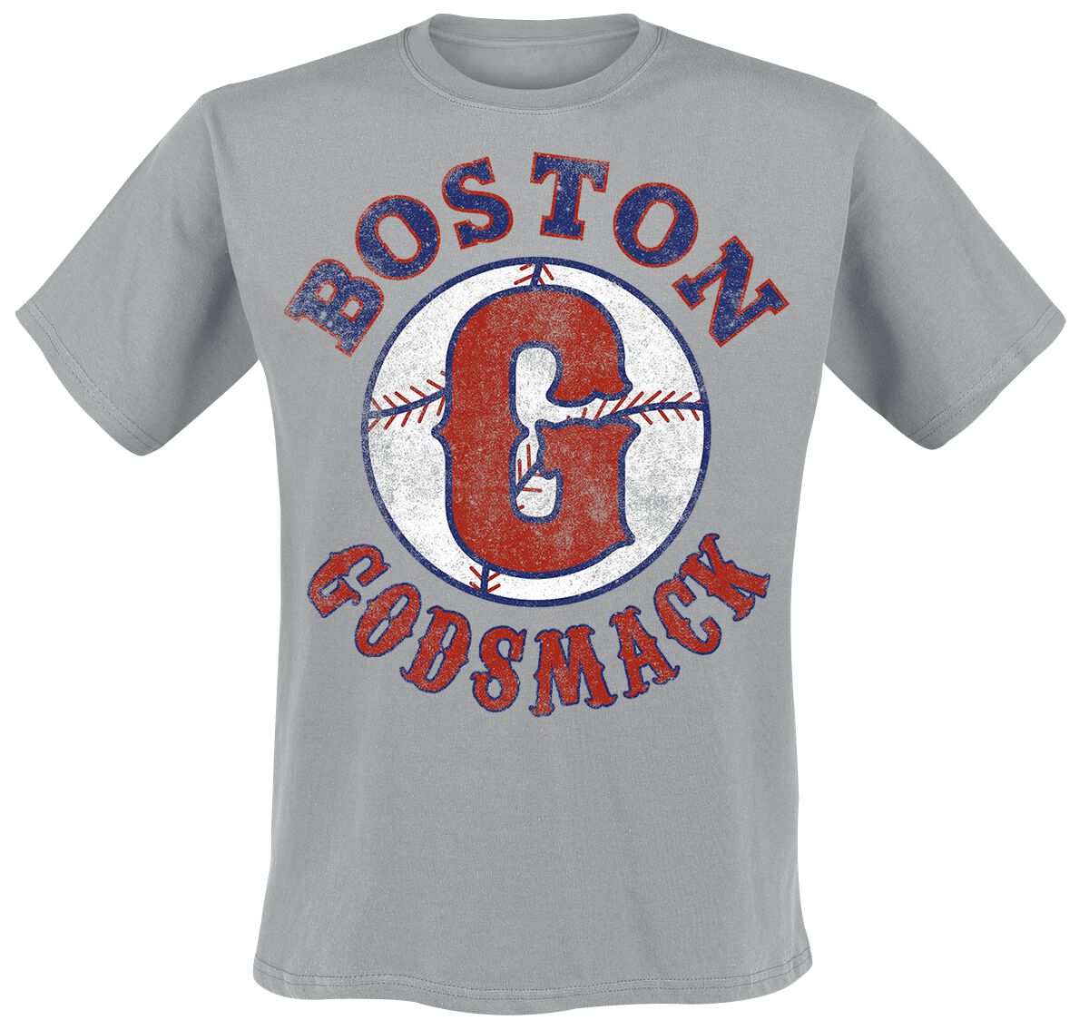 Godsmack T-Shirt – Boston – S bis 3XL – für Männer – Größe S – grau  – Lizenziertes Merchandise!