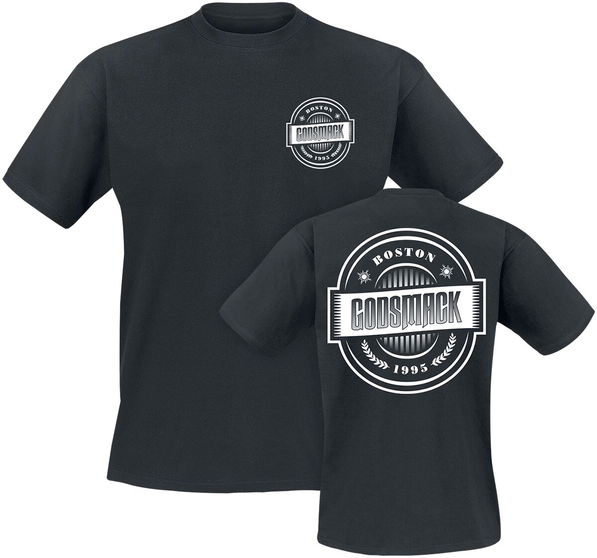 Godsmack T-Shirt - 1995 - S bis 3XL - für Männer - Größe L - schwarz  - Lizenziertes Merchandise!