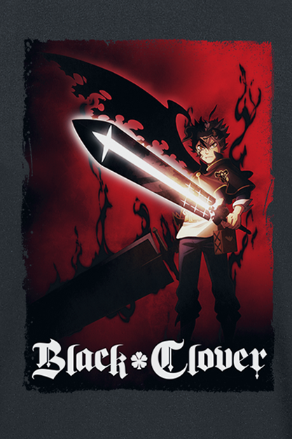 Black Clover - Anime T-Shirt - Find Your Power - S bis XXL - für Männer - Größe XL - schwarz  - Lizenzierter Fanartikel