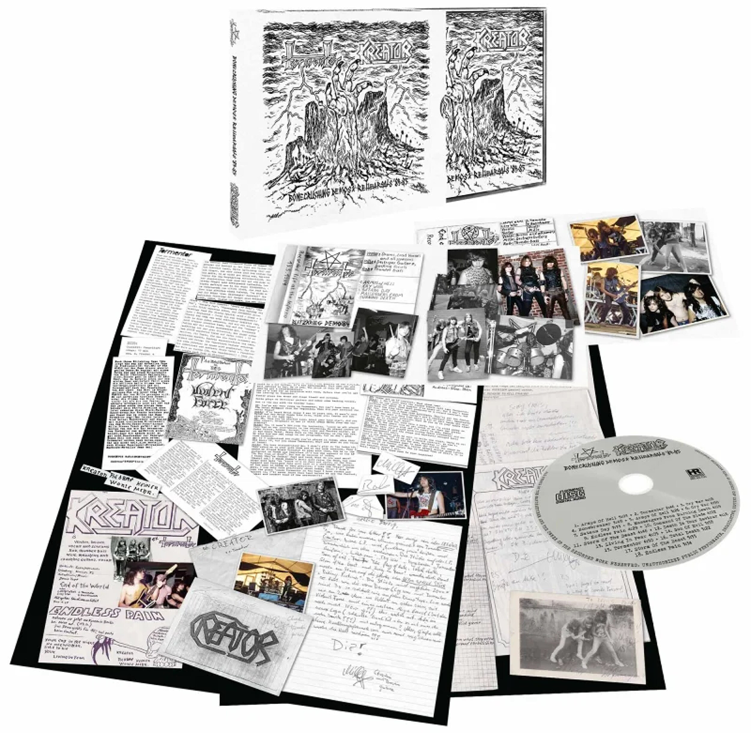 Kreator / Tormentor Bonecrushing Demos & Rehearsals '84-'85 CD multicolor