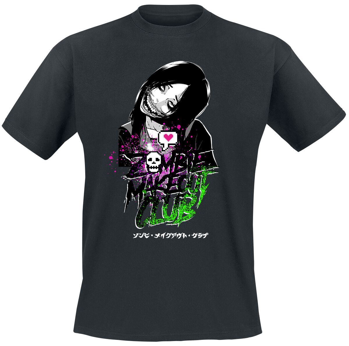Image of T-Shirt di Zombie Makeout Club - Neck Ache - S a M - Uomo - nero