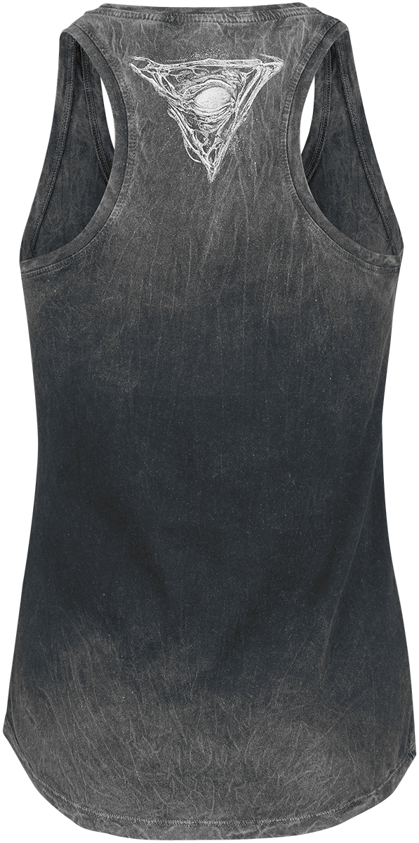 Arch Enemy Top - Set The Flames - S bis XL - für Damen - Größe XL - dunkelgrau  - Lizenziertes Merchandise!