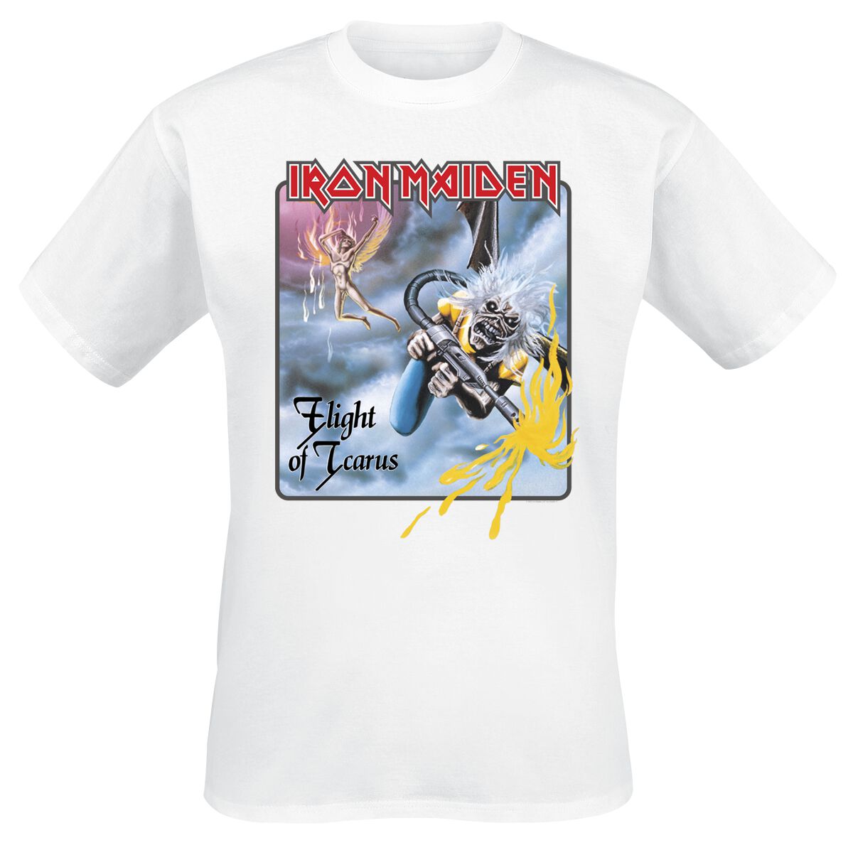 T-Shirt Manches courtes de Iron Maiden - Flight Of Icarus - Rounded Frame - S à 4XL - pour Homme - b