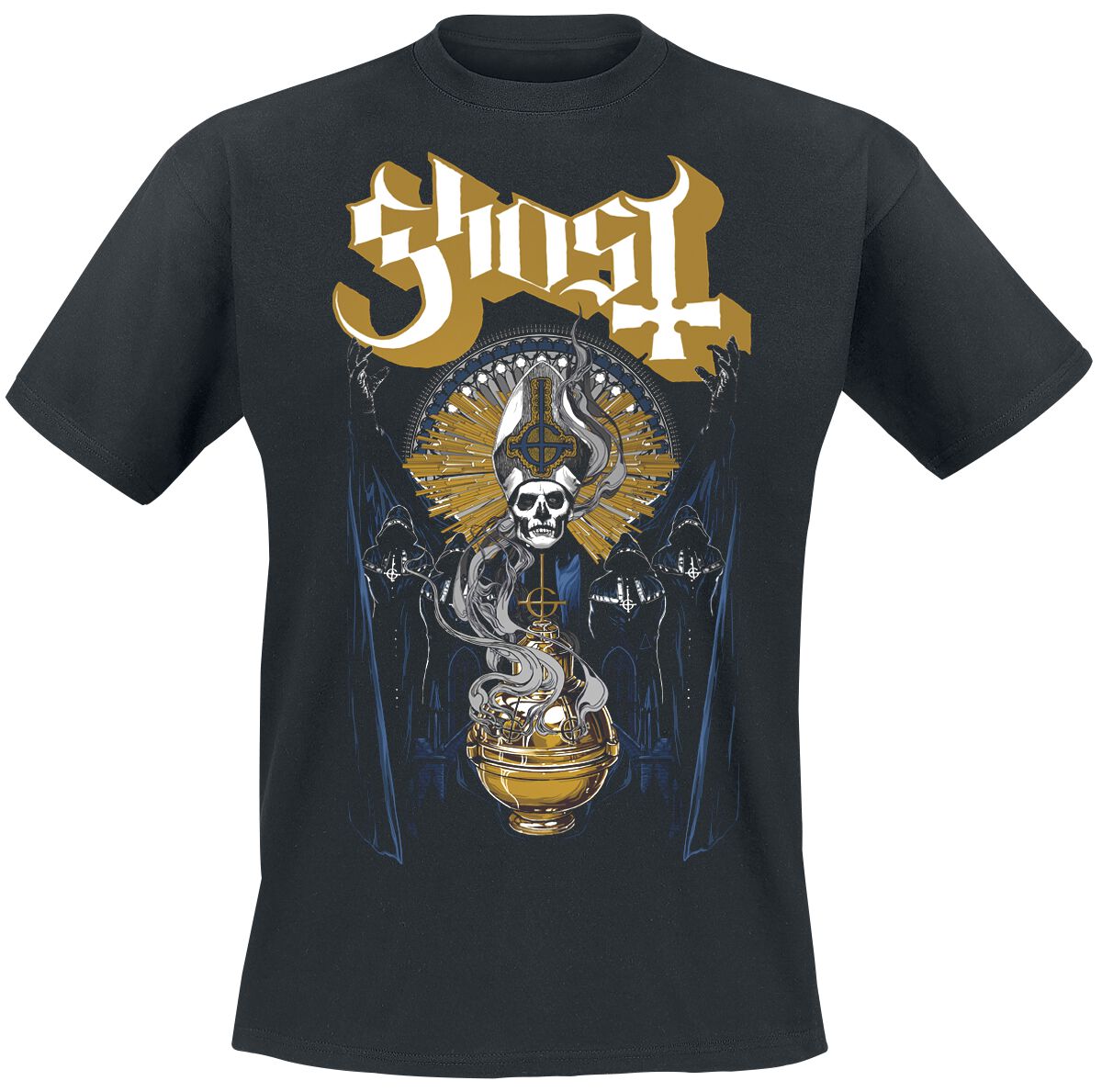 Image of T-Shirt di Ghost - Benifficense - S a 4XL - Uomo - nero