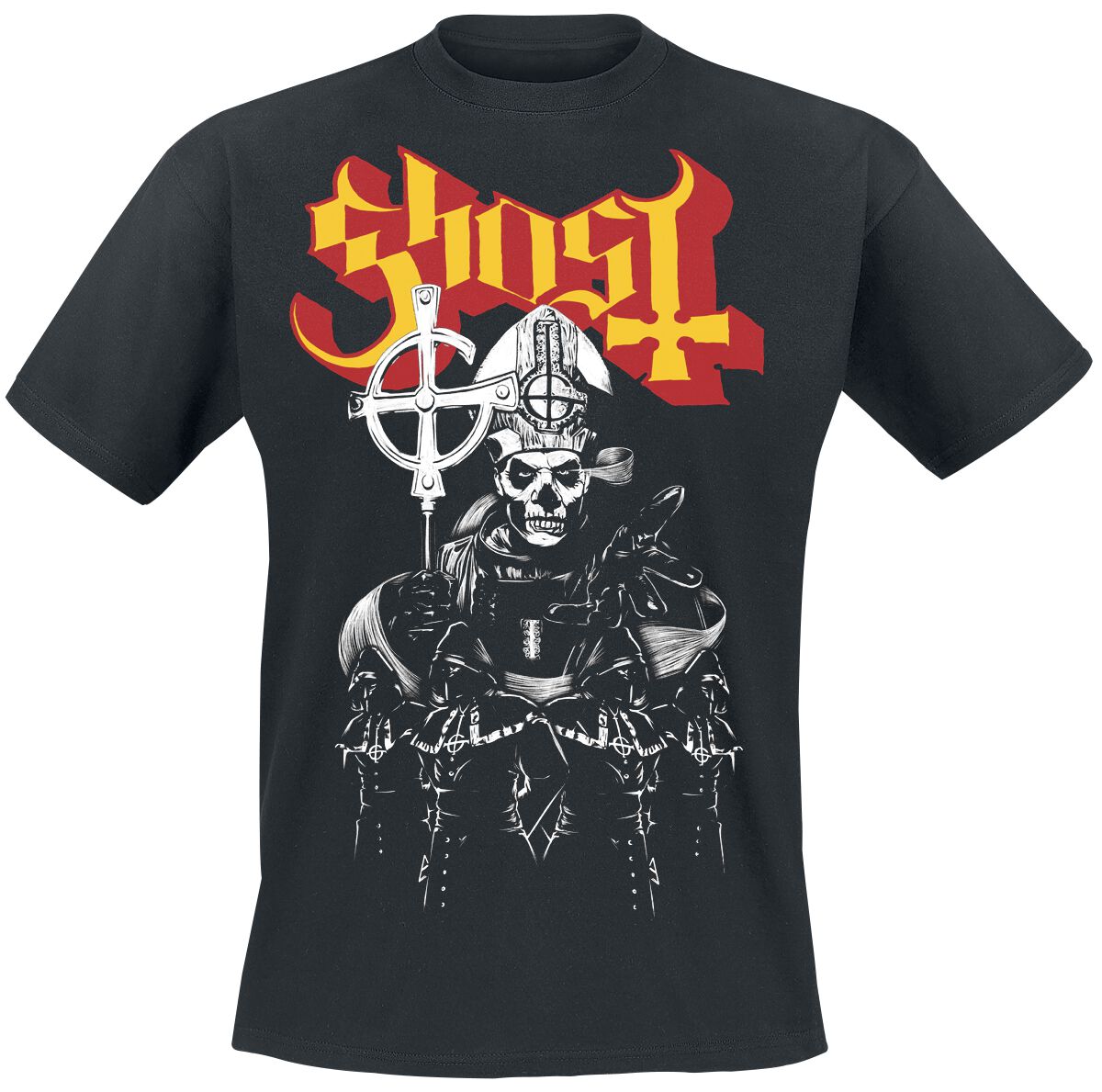 Ghost T-Shirt - Papa 2 GRC - S bis 4XL - für Männer - Größe XXL - schwarz  - Lizenziertes Merchandise!