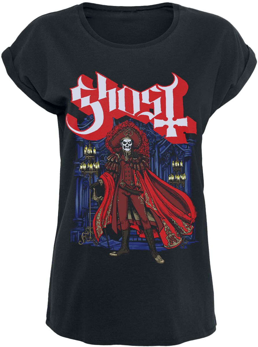 T-Shirt Manches courtes de Ghost - Red Death - S à XL - pour Femme - noir