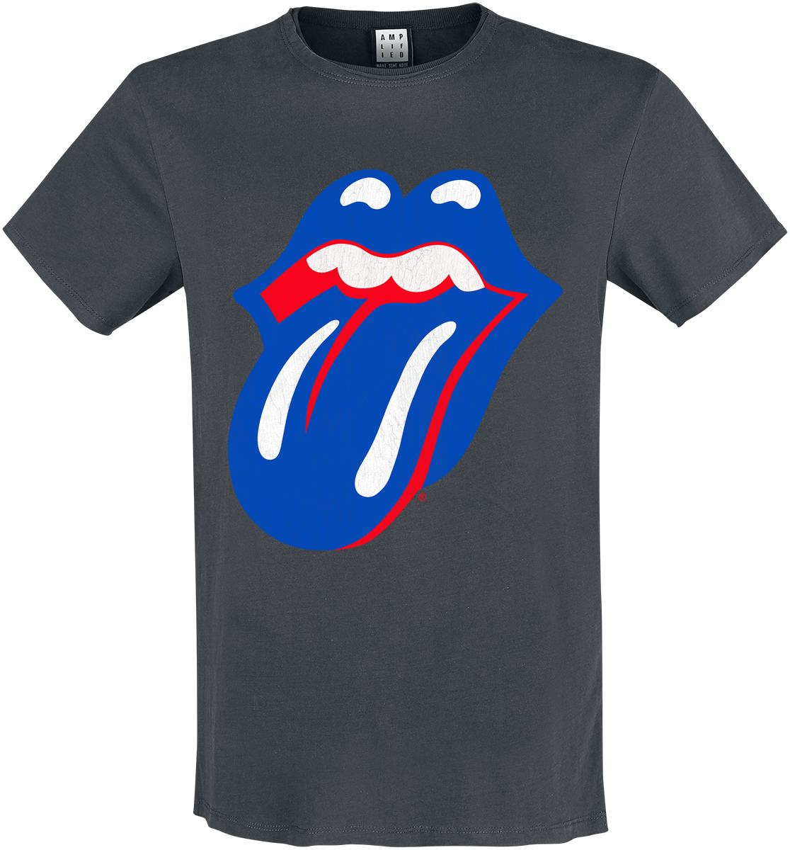 The Rolling Stones - Amplified Collection - Blue & Lonesome - T-Shirt - charcoal