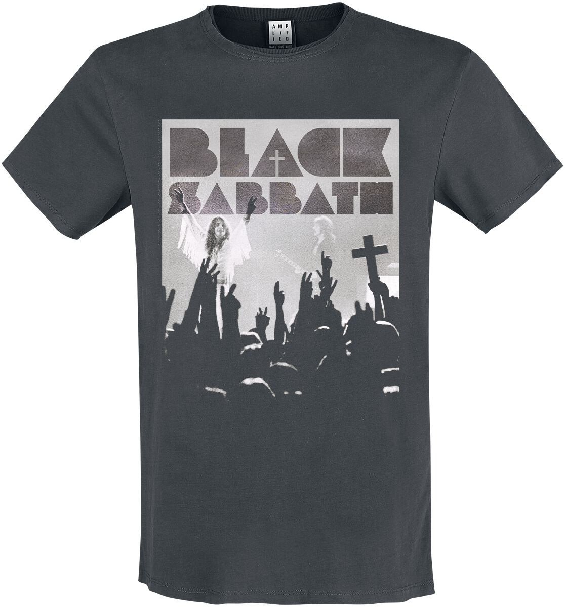 Levně Black Sabbath Amplified Collection - Victory Tričko charcoal