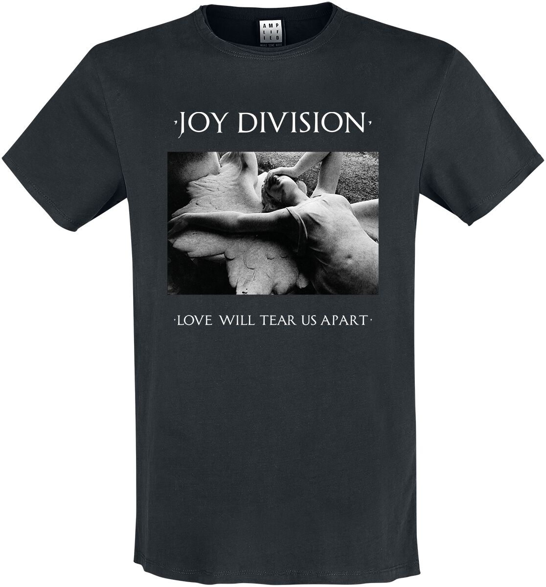 Joy Division T-Shirt - Amplified Collection - Love Will Tear Us Apart - S bis XL - für Männer - Größe S - schwarz  - Lizenziertes Merchandise!