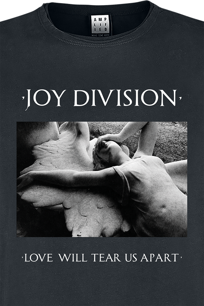 Joy Division T-Shirt - Amplified Collection - Love Will Tear Us Apart - S bis XL - für Männer - Größe XL - schwarz  - Lizenziertes Merchandise!