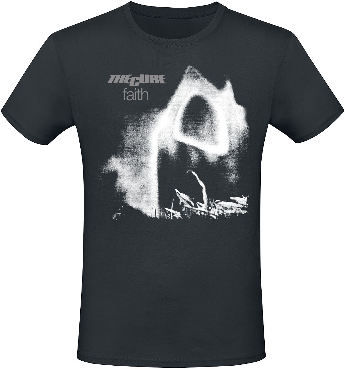 The Cure T-Shirt - Faith - L bis XL - für Männer - Größe L - schwarz  - Lizenziertes Merchandise!