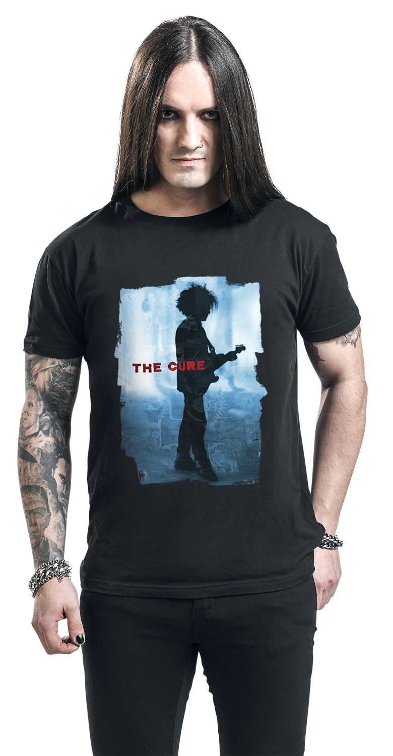 Thumbnail - The Cure Silhouette T-Shirt schwarz in L