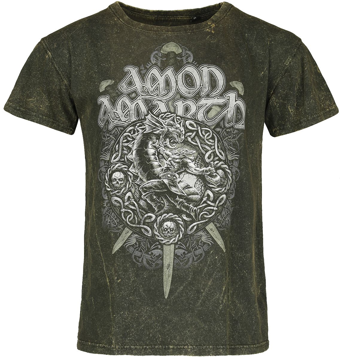 Amon Amarth T-Shirt - Mjoelner - S bis M - für Männer - Größe S - grau  - EMP exklusives Merchandise!