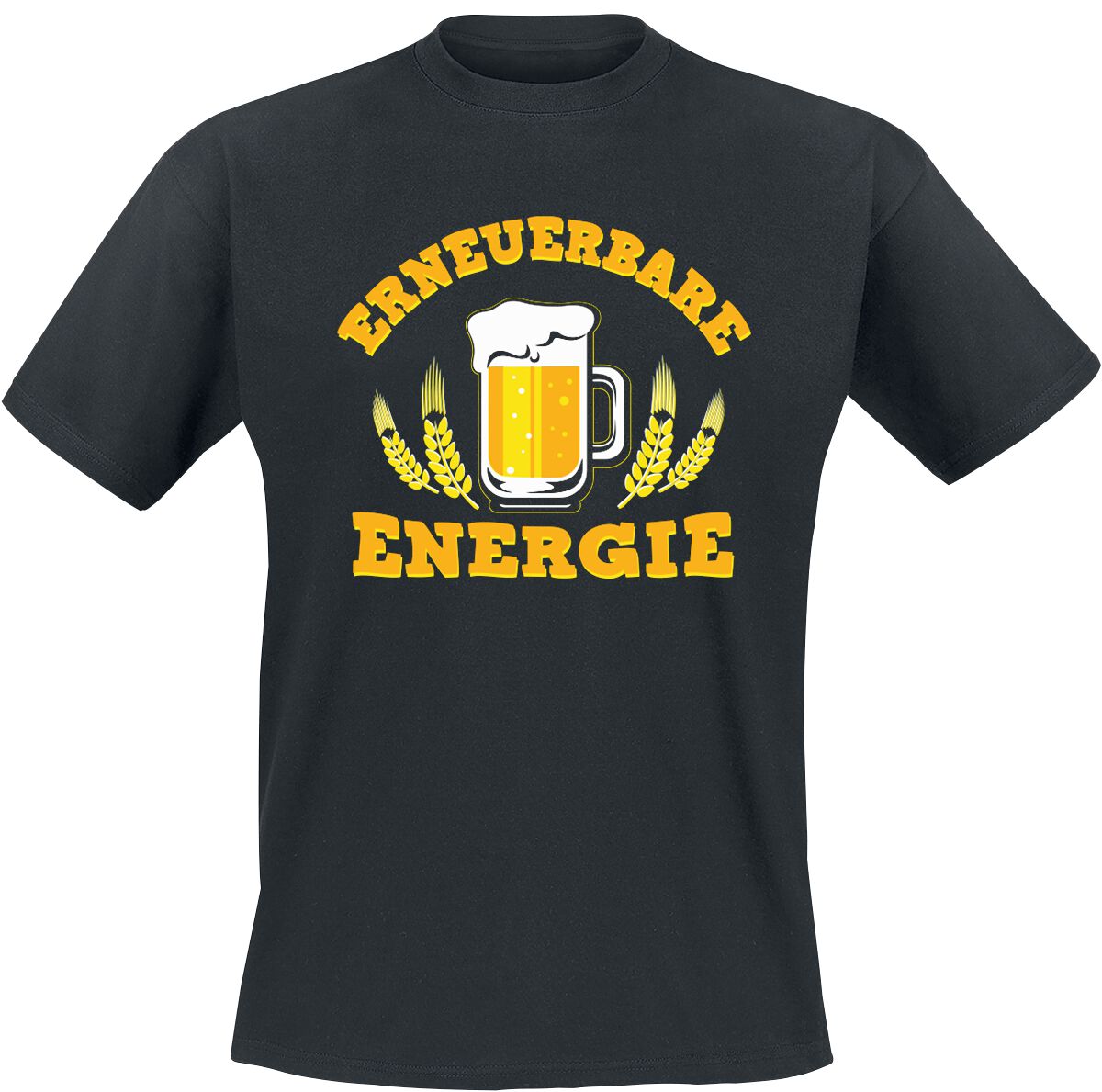 Alkohol & Party Erneuerbare Energie T-Shirt schwarz Alkohol & Party Erneuerbare Energie T-Shirt schwarz