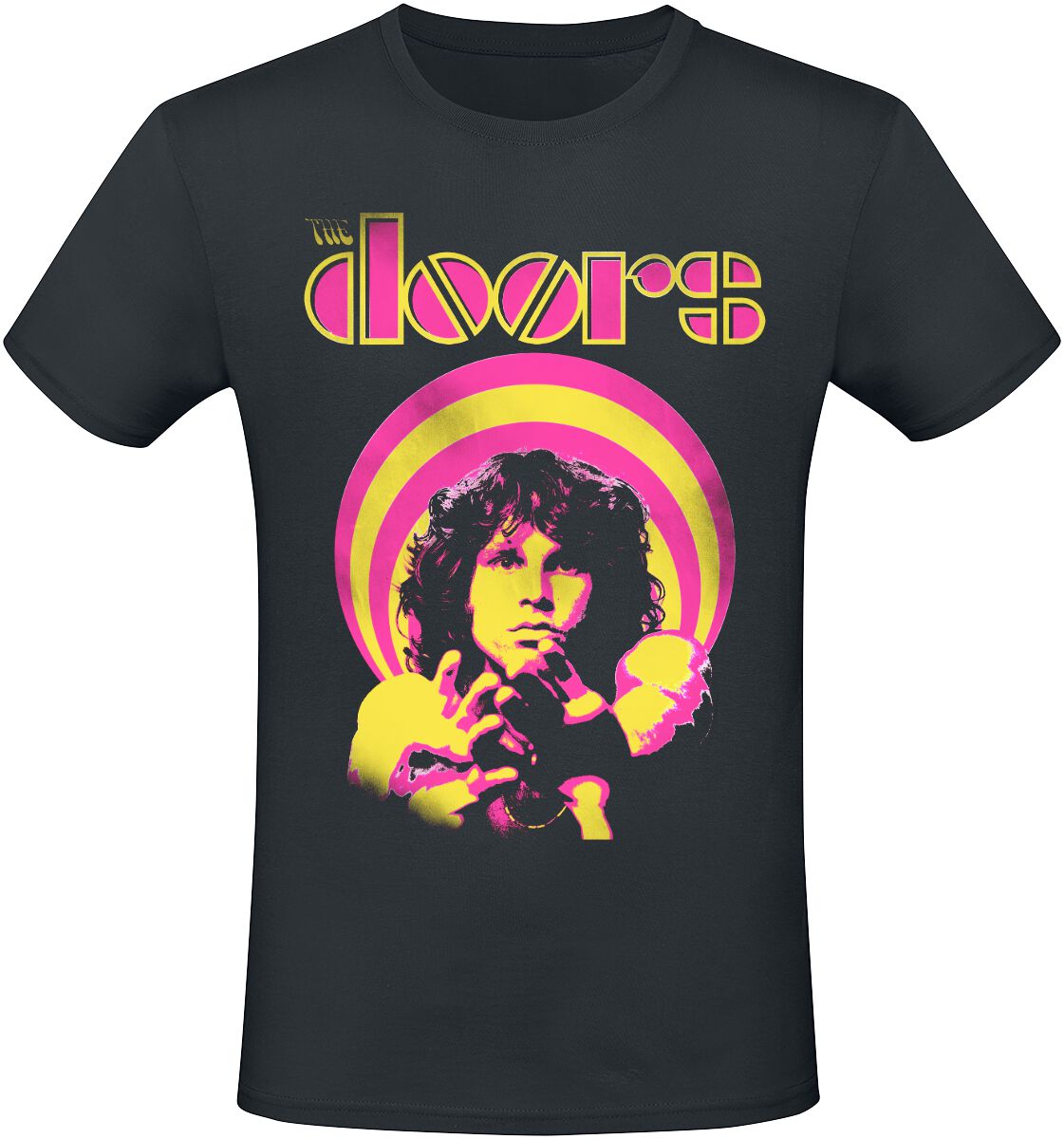The Doors Retro Jim T-Shirt schwarz in XXL