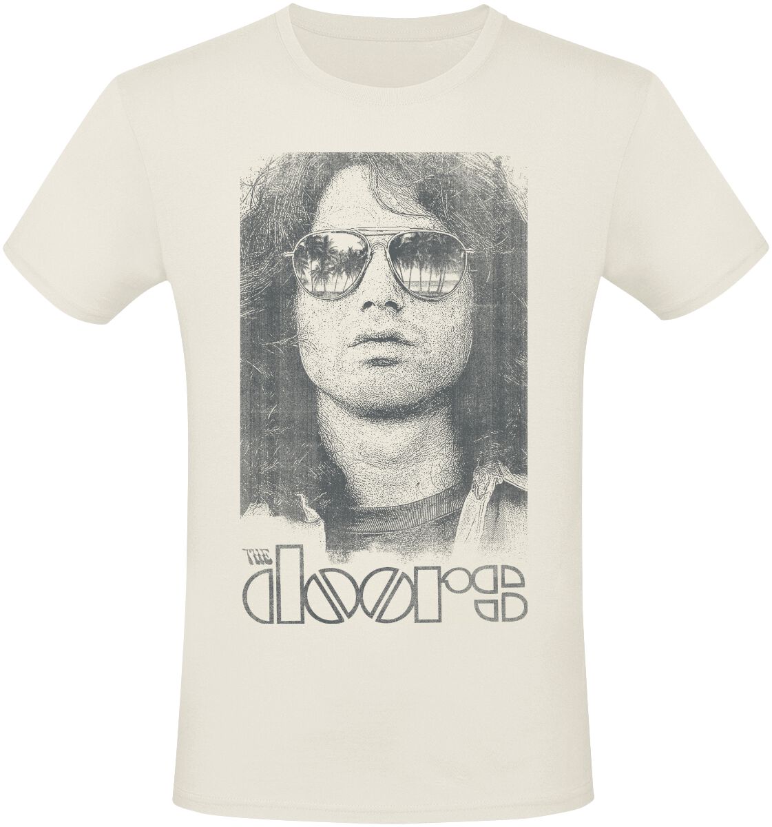 The Doors Jim Portrait T-Shirt creme in 3XL