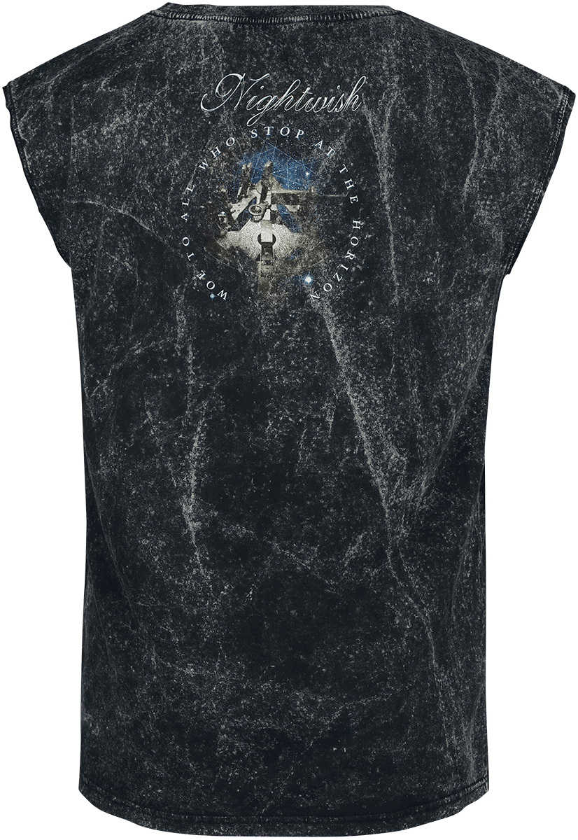 Nightwish Tank-Top - Woe To All - S bis M - für Männer - Größe S - schwarz  - EMP exklusives Merchandise!