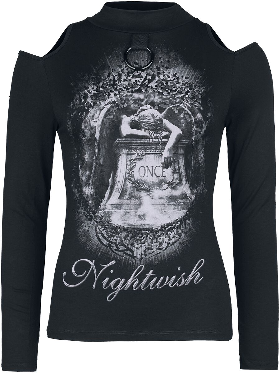 Nightwish Once Langarmshirt schwarz in XXL